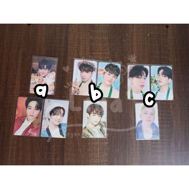 pc photocard asahi jaehyuk blooming mashiho pop up jihoon maung hyunsuk deco kit