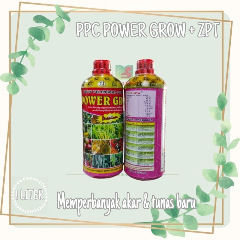PUPUK PELENGKAP CAIR + ZPT ( PPC ) POWER GROW - 1000ML