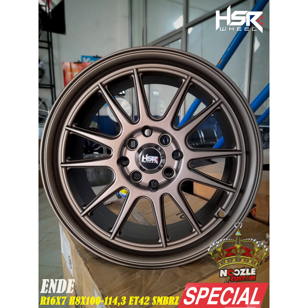 Velg Mobil HSR Ring 16 Type Ende Pelek Racing HSR Ring 16 Baut 4 Avanza Jazz