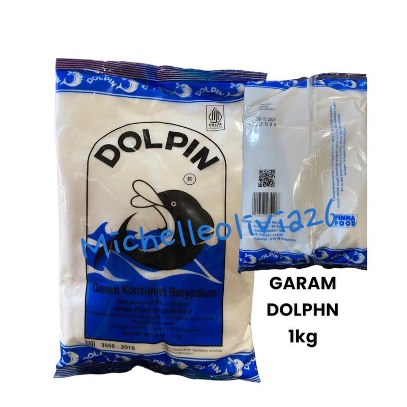 

Garam DOLPIN 1kg / Garam Dapur Dolphin 1000gr / Garam Konsumsi Beryodium