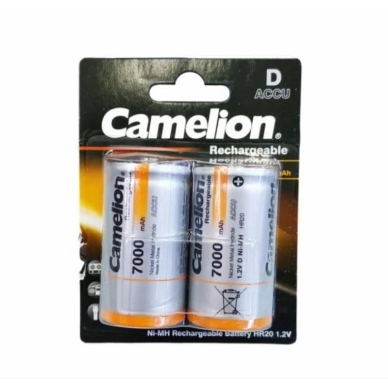 BATERAI Charger CAMELION SIZE D / 7000 mah