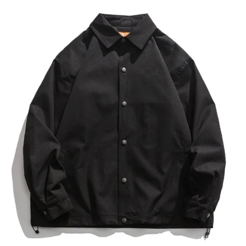 JACKET COACH FULL BLACK POLOS