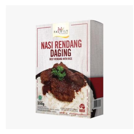 

RTE Nasi Rendang Daging, Nasi Kare Ayam, Nasi Daging Lada Hitam