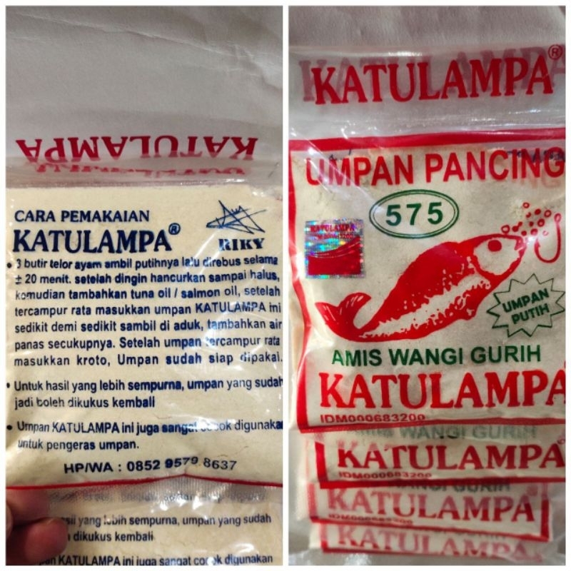 Umpan pancing Katulampa Amis Wangi gurih