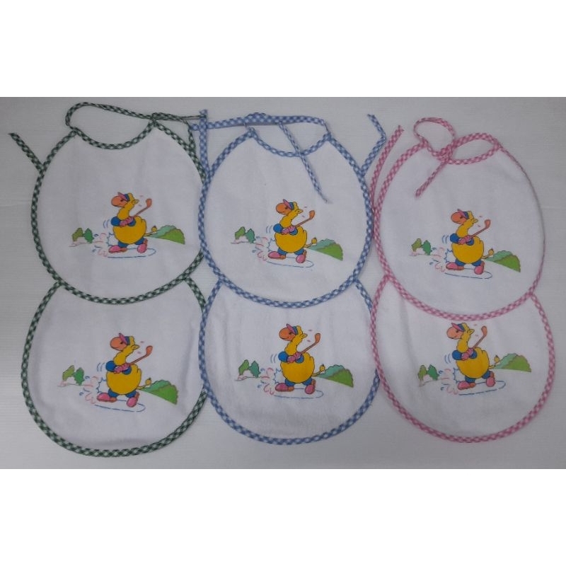 BIB Slaber Tali - Tatakan Iler Bayi - Slaber Murah Isi 6pcs