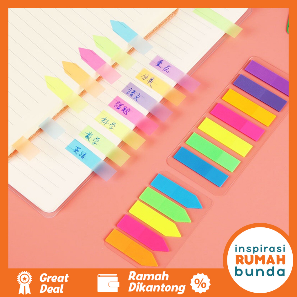 

Sticky Notes Post Stick It Note Panah Index Memo Stiker Index And Mark Stiker Pembatas Buku Panah 5 Warna
