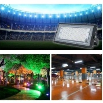Lampu LED Floodlight Sorot 50 Watt FD1050H Repro