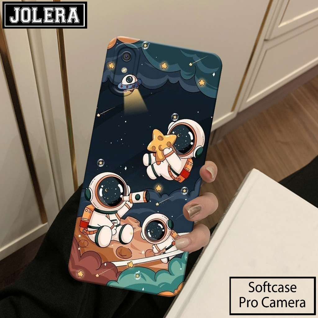 Case Hp Softcase XIAOMI REDMI 9A Case Hp XIAOMI REDMI 9A  Silikon Hp XIAOMI REDMI 9A Motif Cartoon K