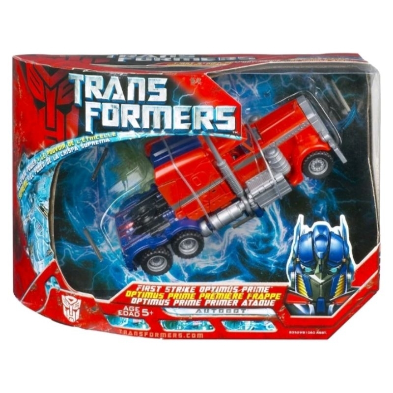 Hasbro Tranformers Voyager First Strike Optimus Prime Figure