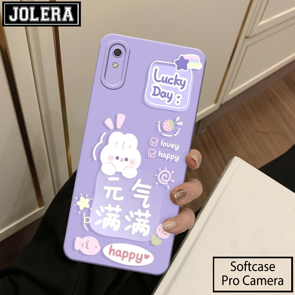Case Hp Softcase XIAOMI REDMI 9A Case Hp XIAOMI REDMI 9A  Silikon Hp XIAOMI REDMI 9A Motif Cartoon K