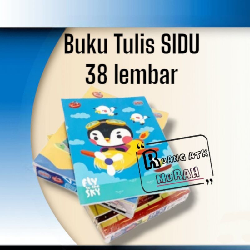 

Buku Tulis SIDU 38 lembar/ ECER GROSIR