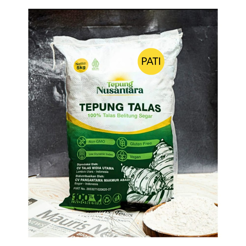 

Tepung Pati Talas Belitung 5kg