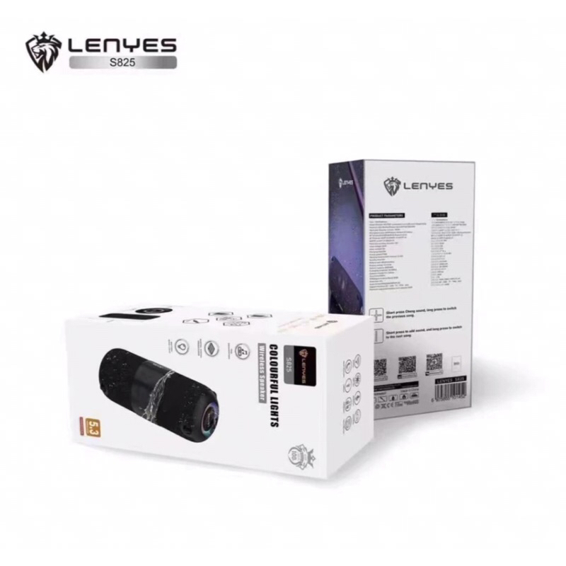 Speaker Lenyes TWS S825 Stereo Wireless Speaker V5.3