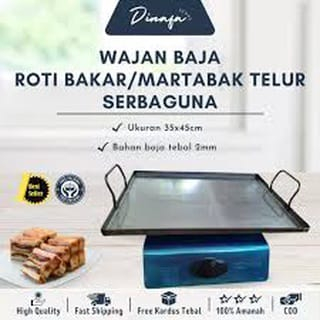 WAJAN ROTI BAKAR / WAJAN KEBAB / WAJAN BAJA / WAJAN BURGER  / LOYANG ROTI TAWAR