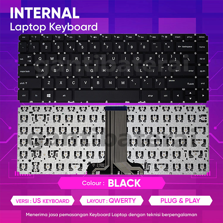 Keyboard Laptop HP 14s-dk0073au new ori