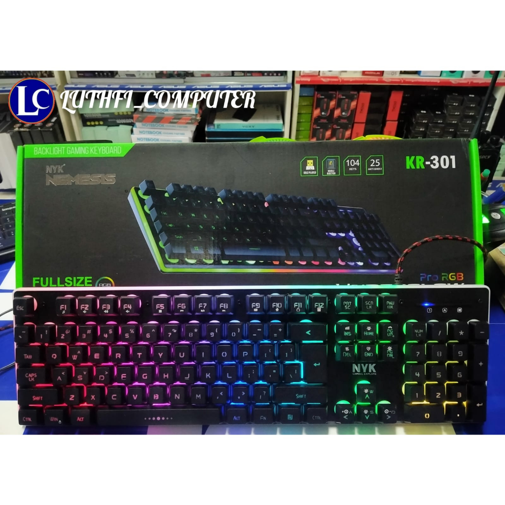 NYK KR-301 RGB UNDERGLOW keyboard Gaming Kr301