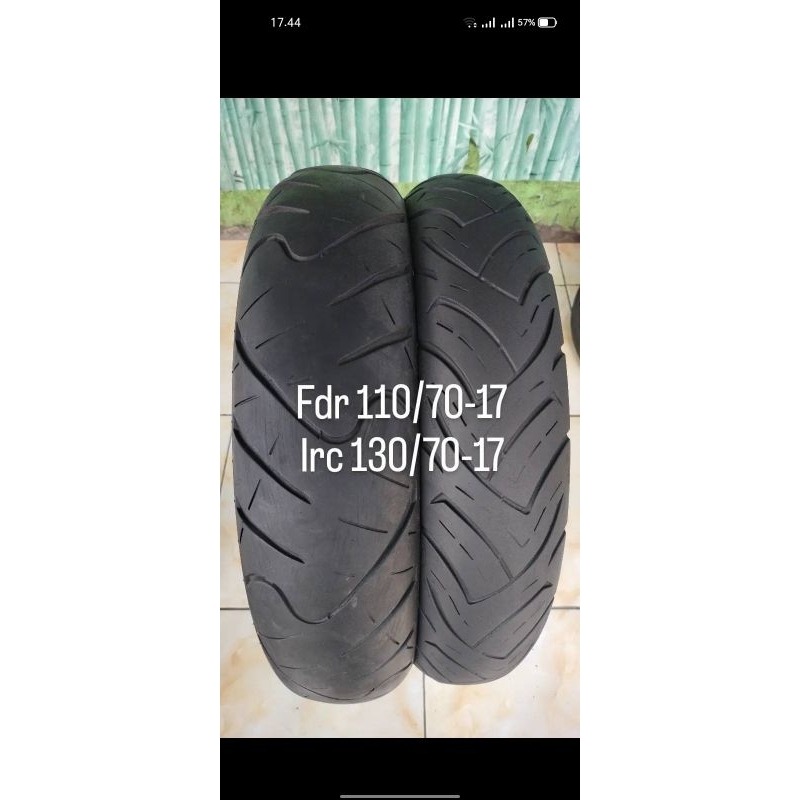 ban copotan asli sepasang untuk cbr byson ukuran 110&130 ring 17 tubles