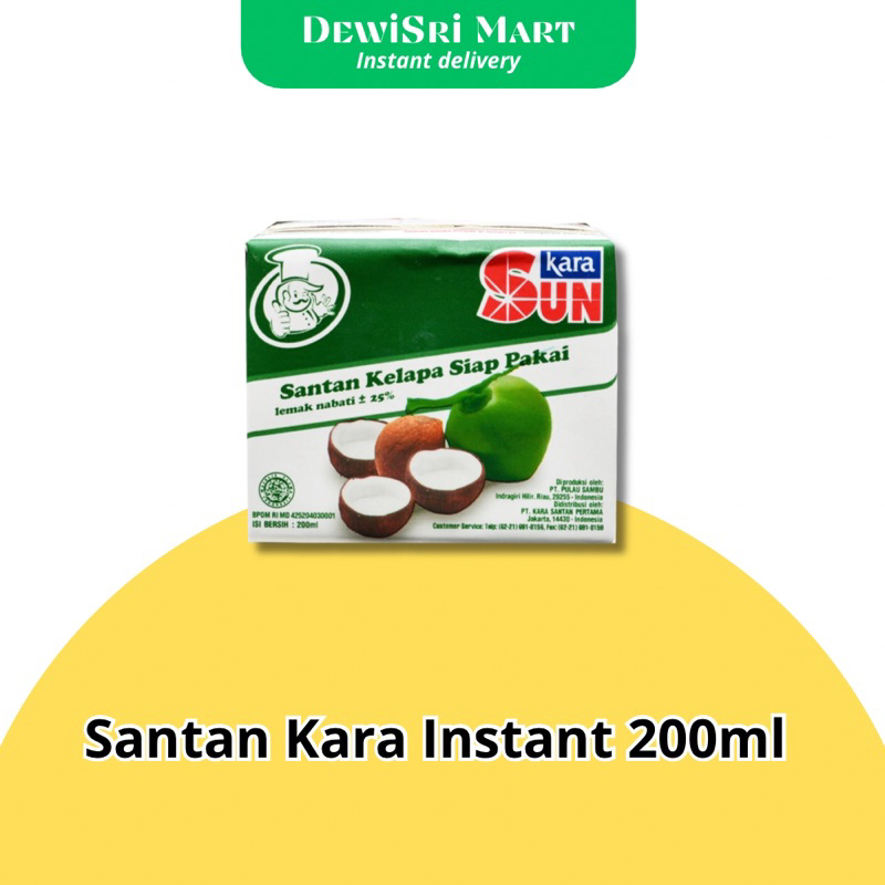 

Santan Kara Instant 200ml - Dewi Sri Mart