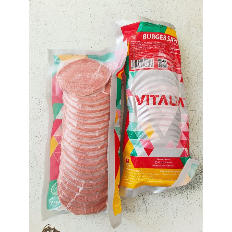 

BEEF BURGER VITALIA ISI 20