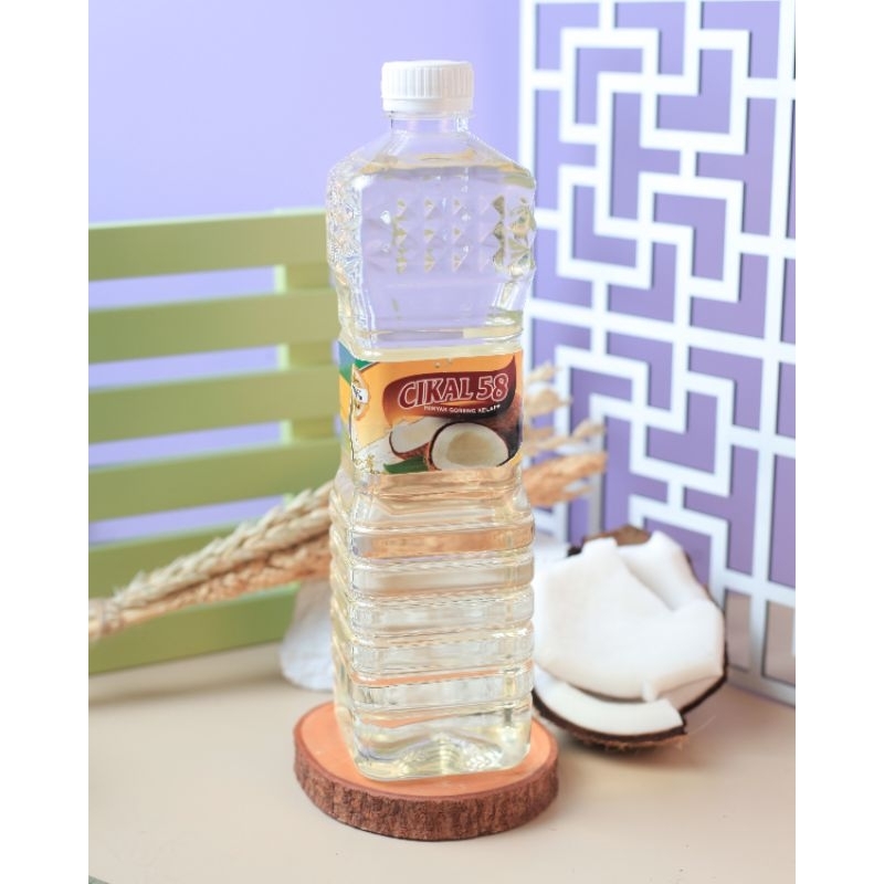 

#minyak masak bebas kolestrol#minyak kelapa tradisional#900ml#ckal58