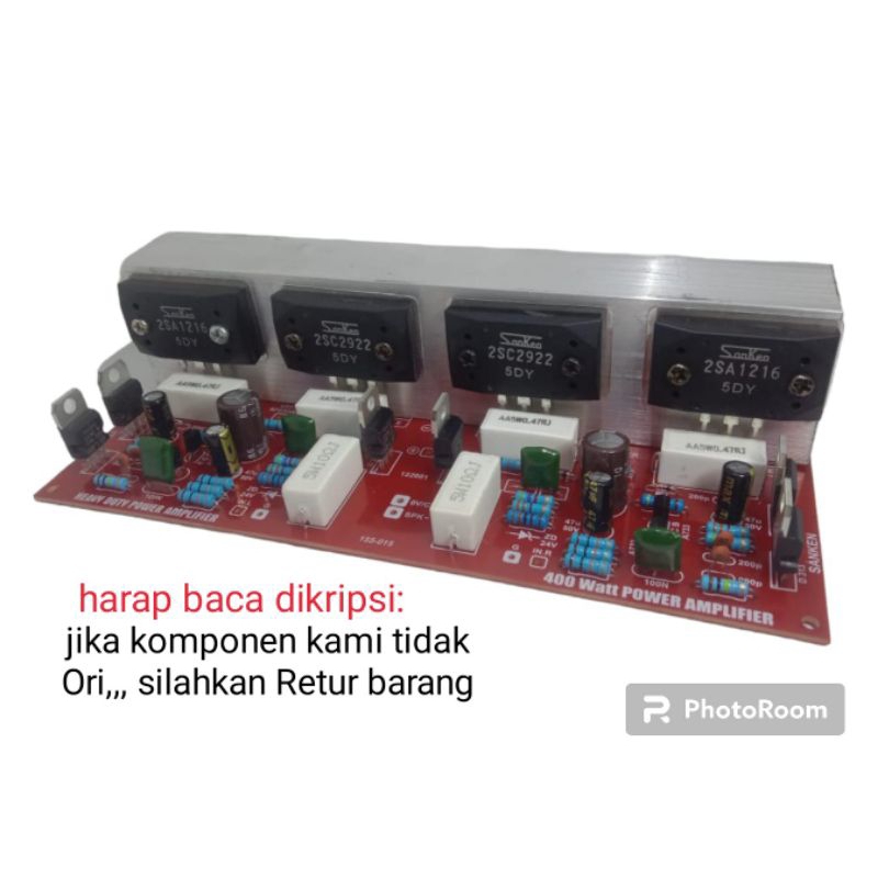 KIT POWER AMPLI  SANKEN STERIO ampli 400W spiker aktif