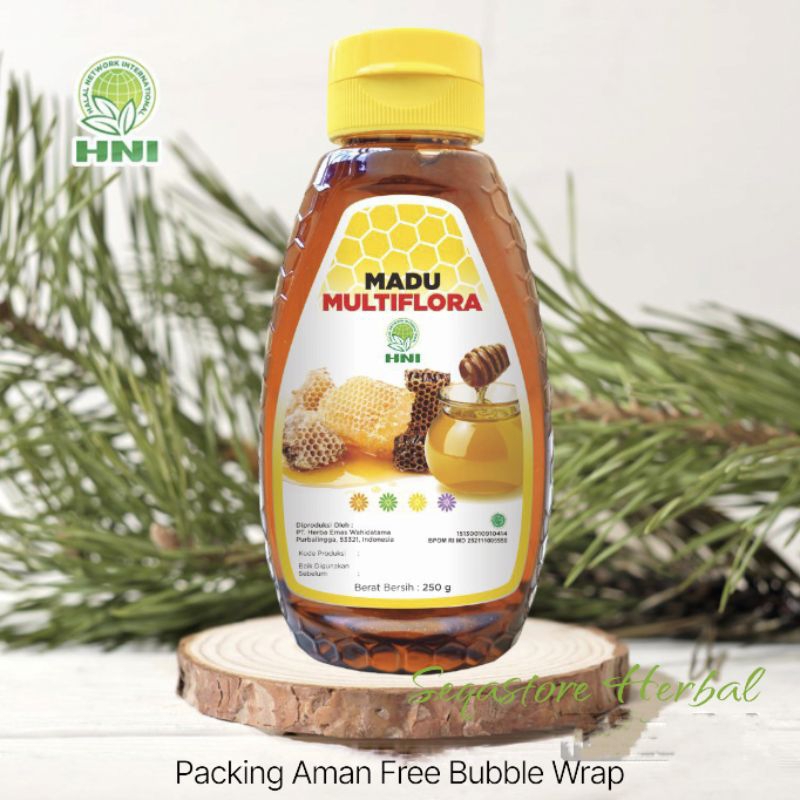 

Madu Multiflora HNI HPAI isi 250 ml Madu murni 100%