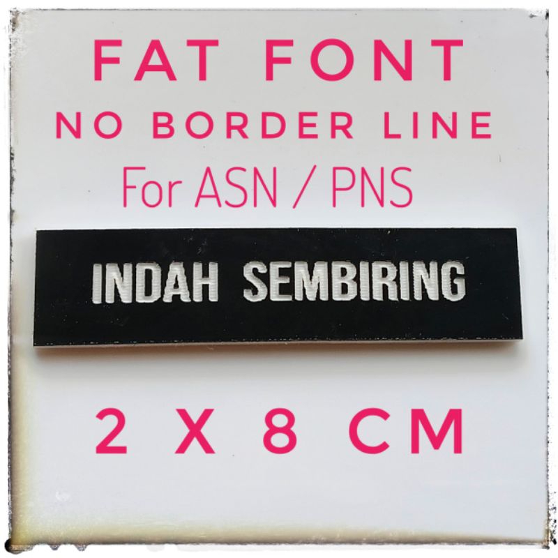 

NAME TAG BHAYANGKARI RESMI, ASN / PNS - UKIR/GRAVIR - Bahan TAHAN Dari GORESAN #Name Tag Indonesia