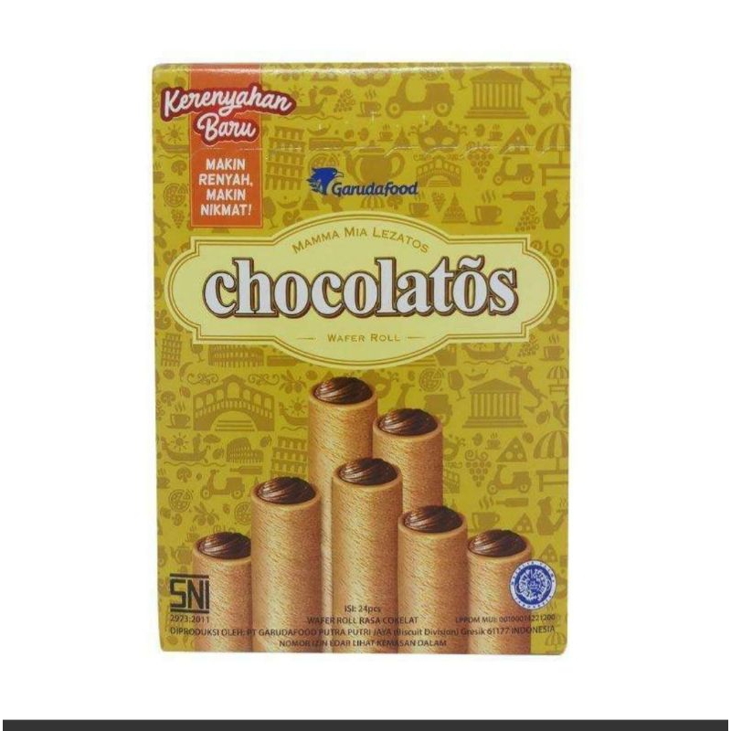 

CHOCOLATOS WAFER STIK 24PCS