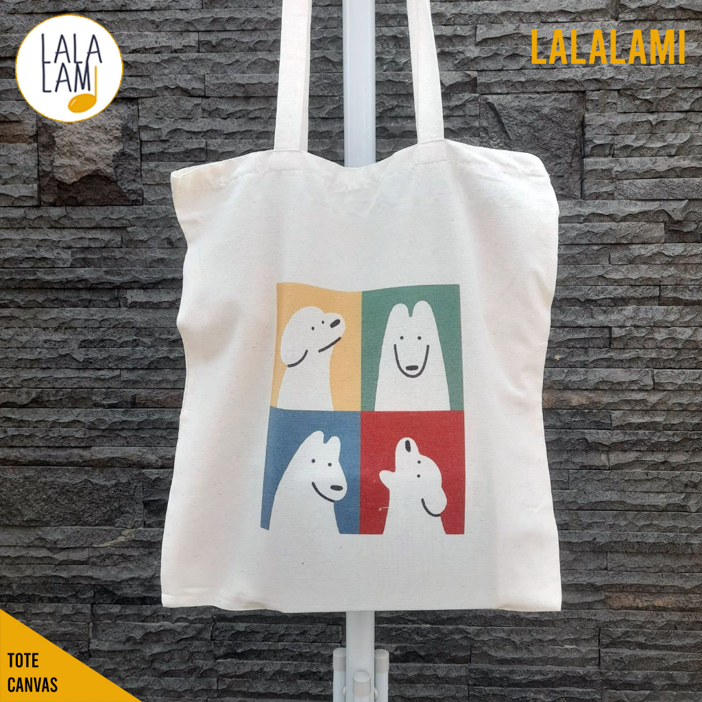 Totebag Blacu Ukuran 40x50, Totebag Sembako, Totebag Belanja Aesthetic