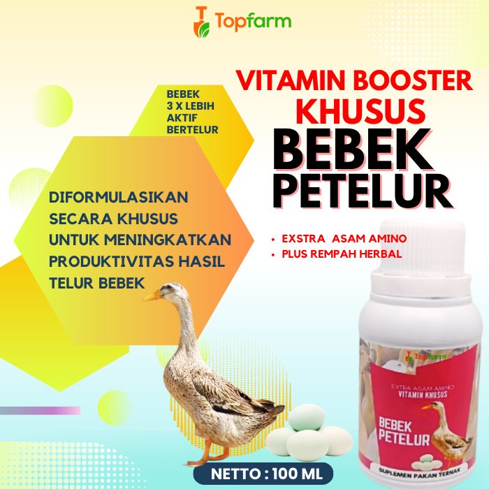 Vitamin Pemacu Bebek Petelur / Vitamin Ternak Bebek Petelur / Vitamin Buat Bebekpetelur / Vitamin Be