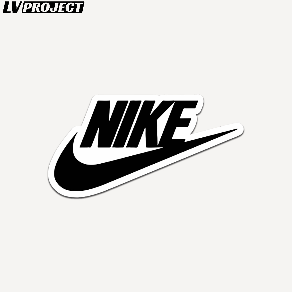 

Stiker Brand Logo Laminasy Glossy Sticker Nike Waterproof Helm Laptop