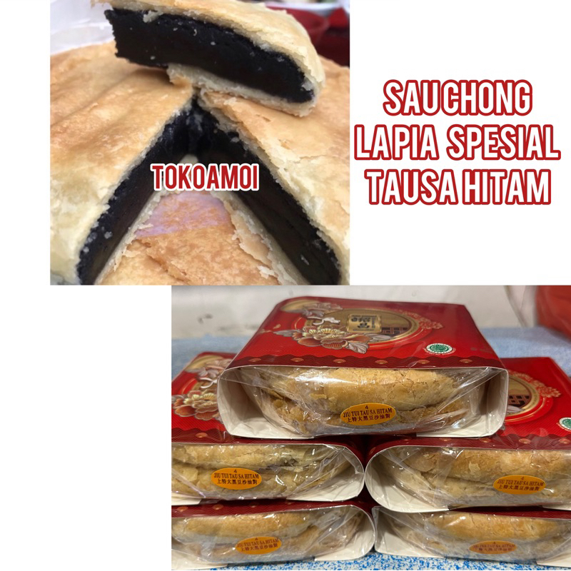 

Kue Bulan La Pia Spesial Tausa Hitam JUMBO Sau chong Singkawang