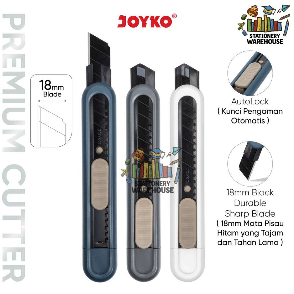 

Cutter Pisau Pemotong Premium Joyko CU-0513