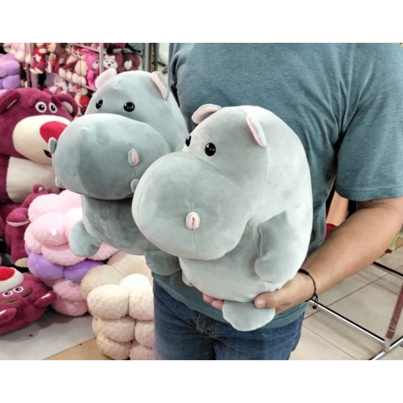 Boneka Hewan Kuda Nil (Hippo)