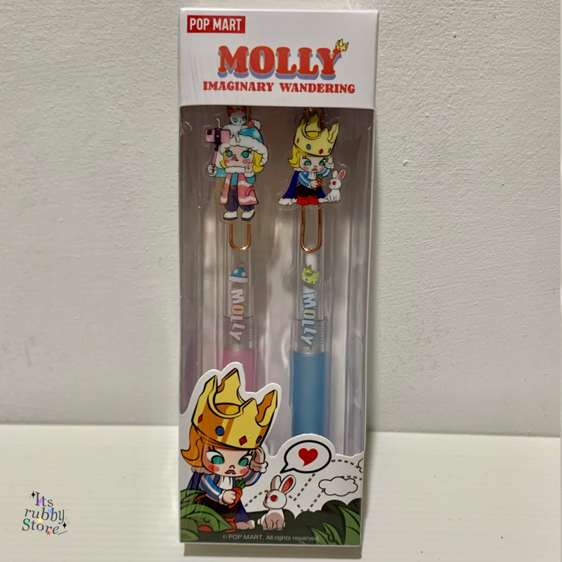pop mart molly imaginary wandering pen