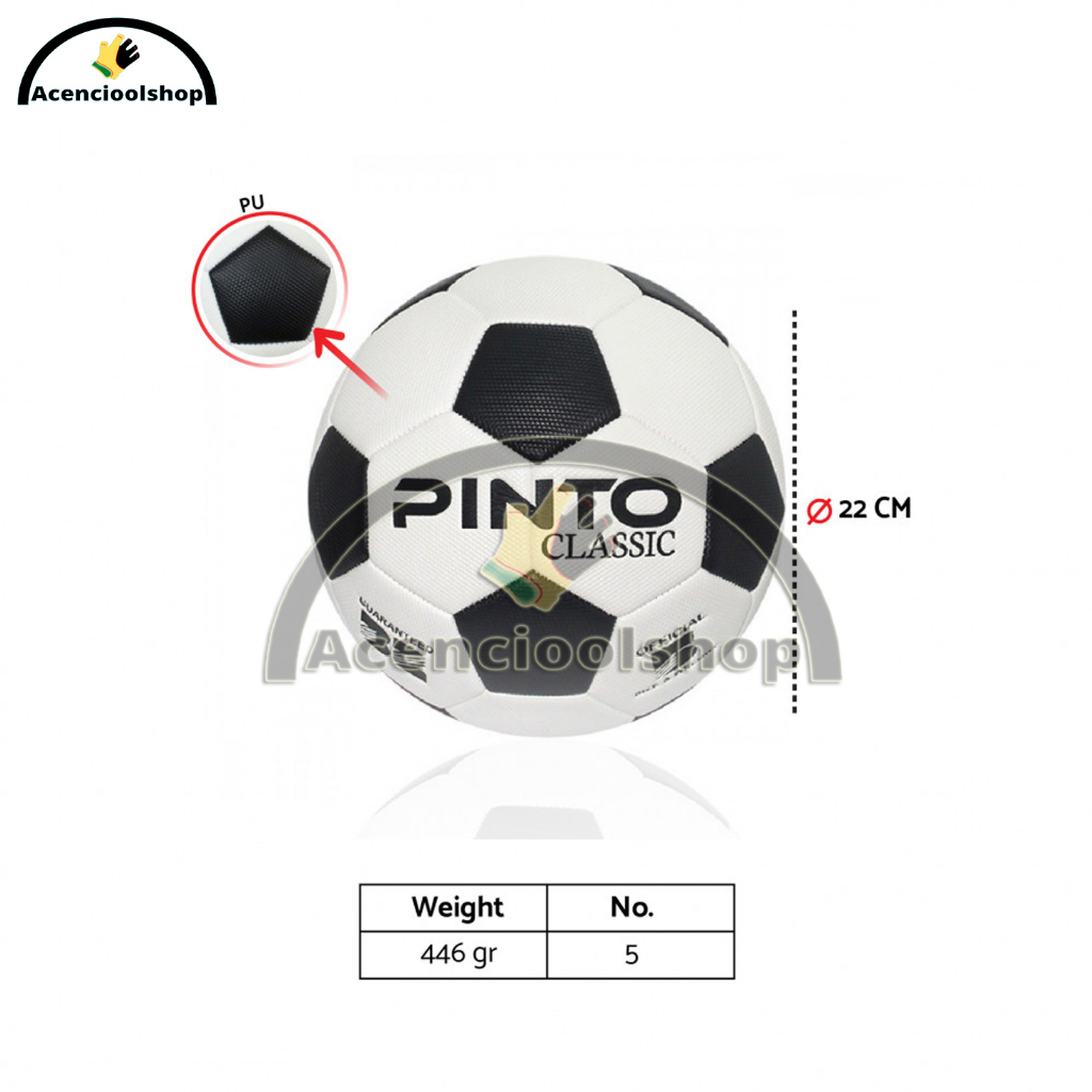Bola Kaki Bola Sepak Soccer Ball PINTO Classic Original