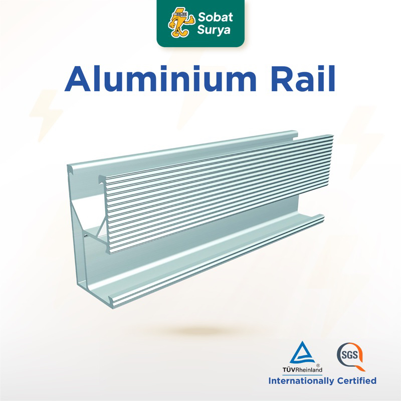 Mounting Solar Panel / Panel Surya - Aluminium Rail