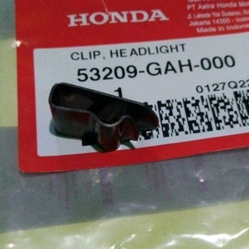 53209-GAH-000 clip headlight kancing reflektor lampu depan beat esp pop supra x125 smash vega mio or
