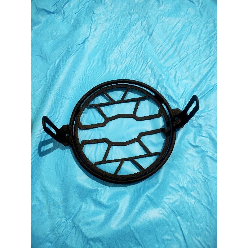 cover lampu depan xsr besi 7 inch / pelindung lampu depan xsr besi / tutup lampu depan xsr