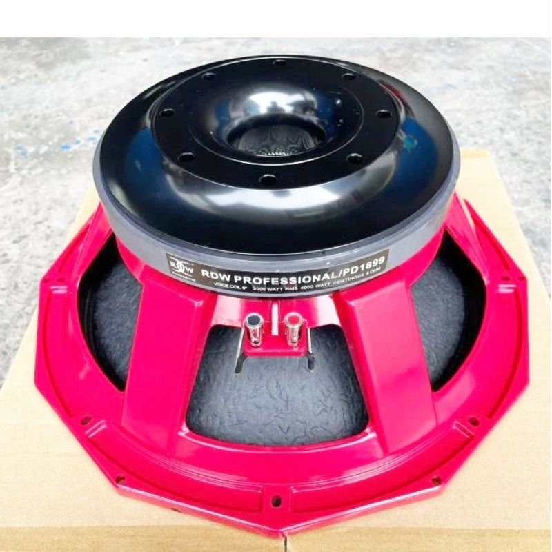 Speaker 18in Subwoofer Komponen RDW PD1899