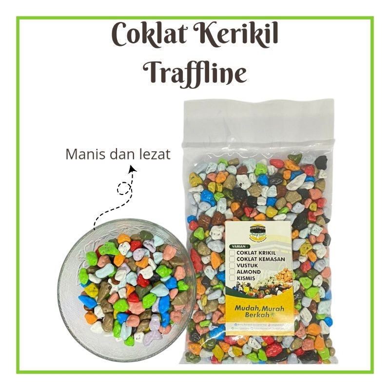 

Coklat Kerikil Traffline 500 gr Snack Haji & Umroh