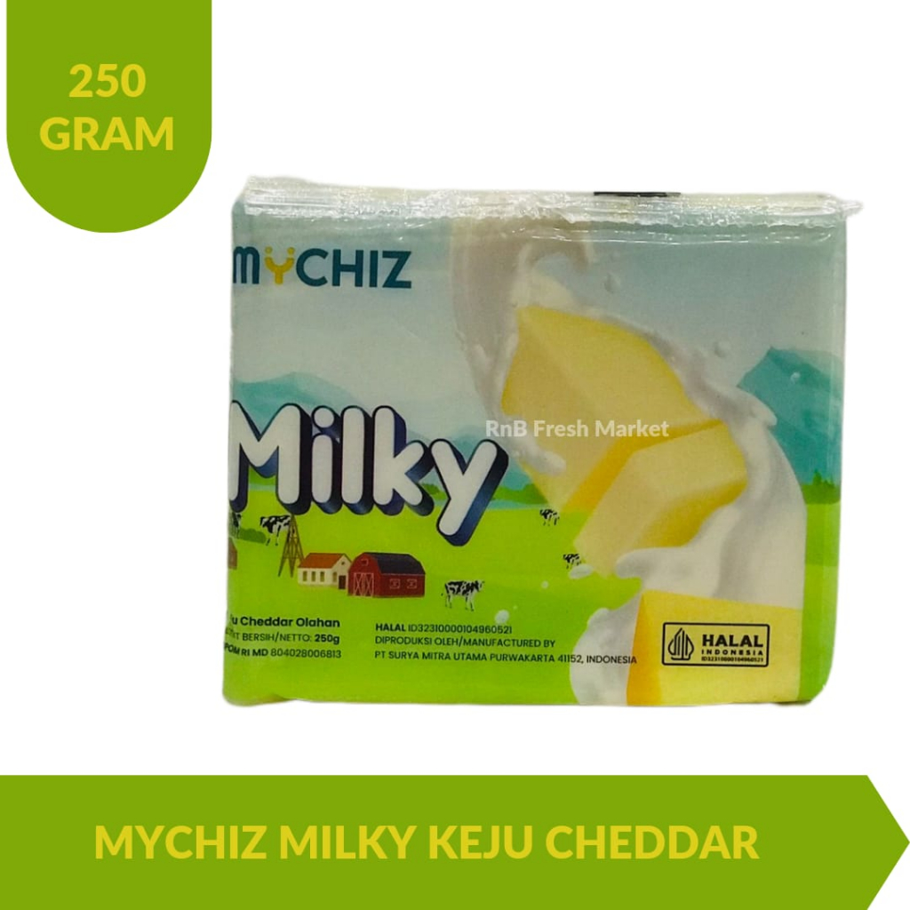 

Mychiz Milky Keju Cheddar 250 Gram