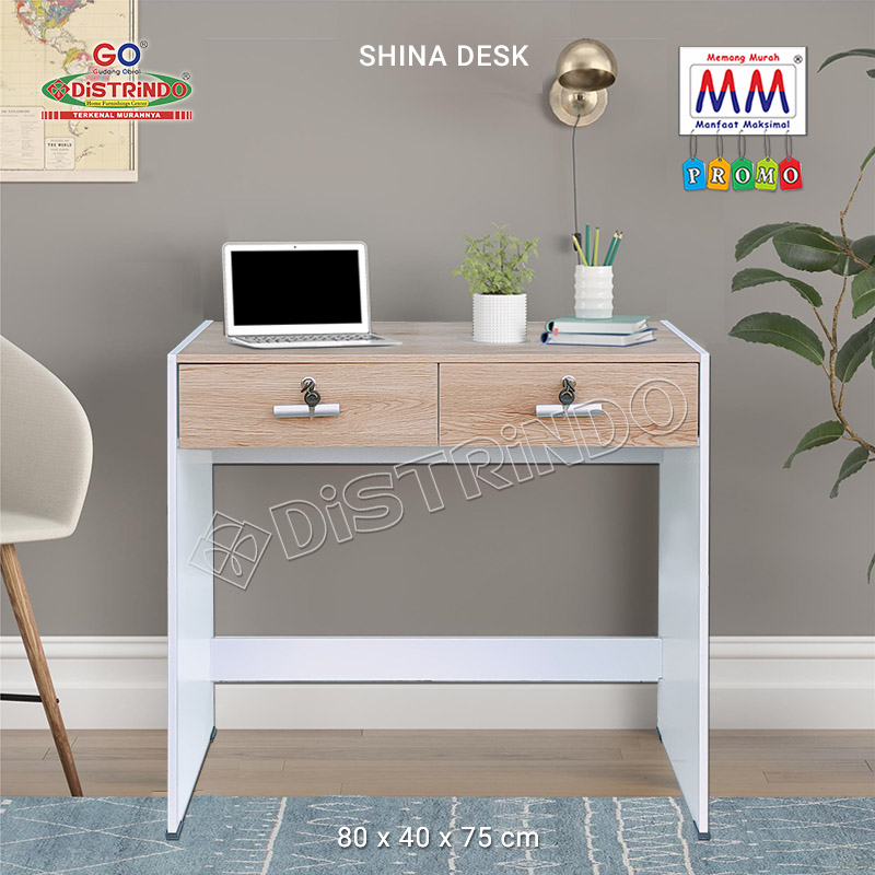 DISTRINDO Meja Kerja Counter Minimalis