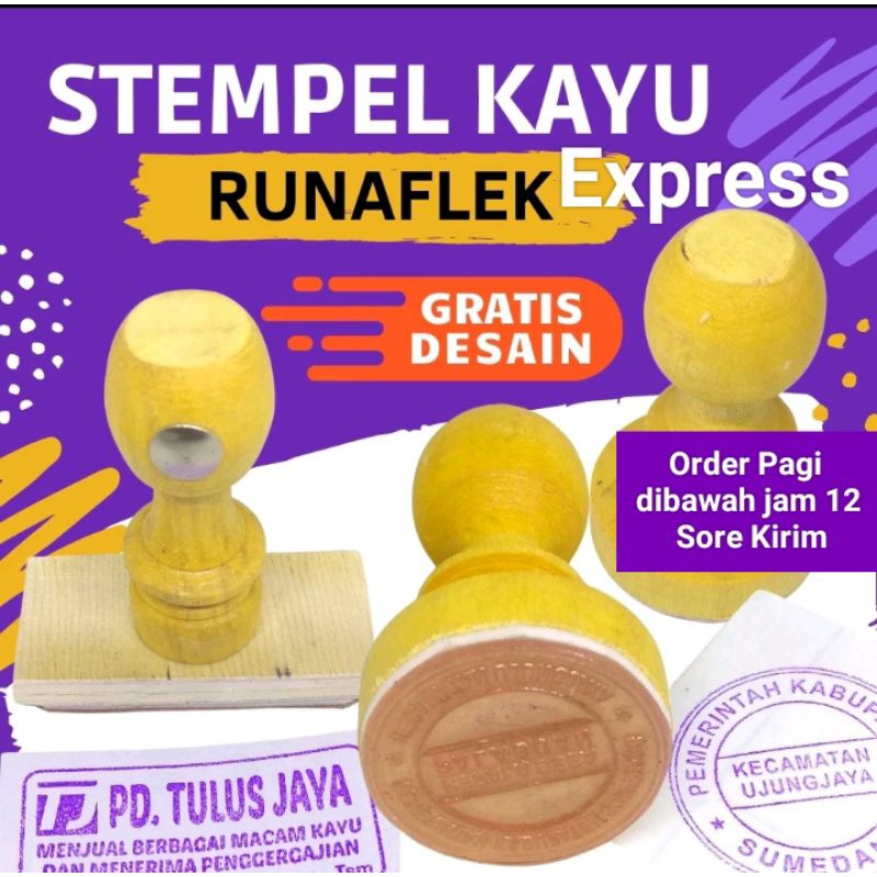 

Stempel Kayu Cetak Expres Order Pagi Sore Kirim Murah