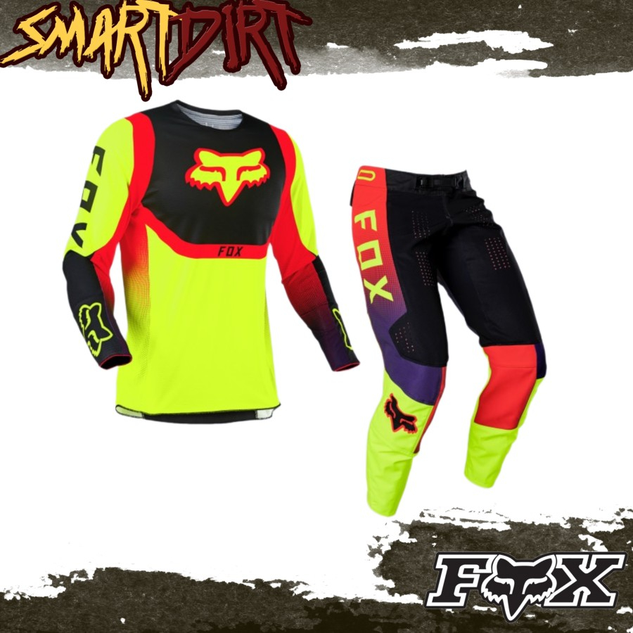 Jersey FOX 360 Voke Flo Yellow Motocross Jerset FOX 360 Voke Original