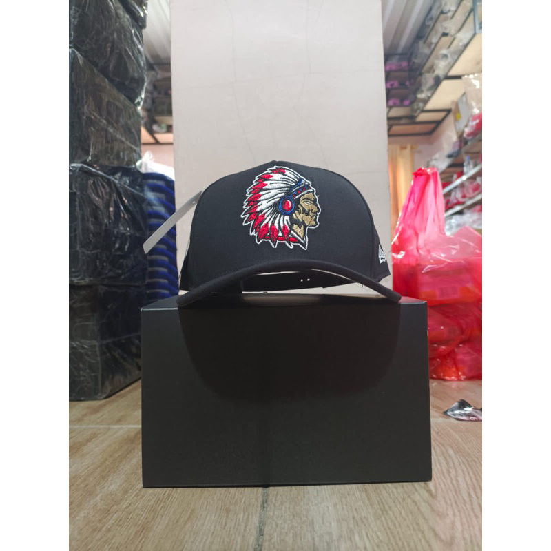 Topi Premium Pria Wanita Logo DAYAK APACHE Bahan Hitam