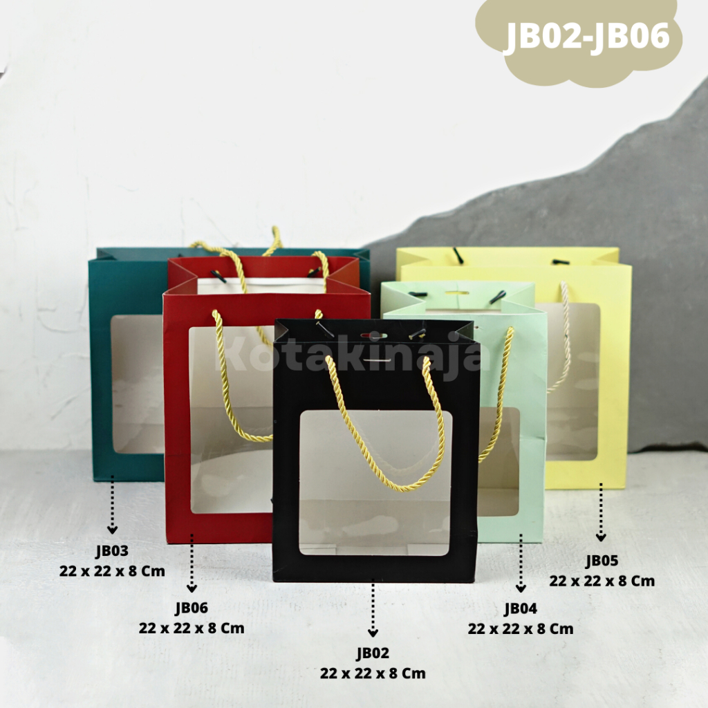 

Paperbag Nasi / Paperbag Polos / Tas Kertas Polos / Tas Kertas Box / Tas Nasi Kotak | JB02-JB06