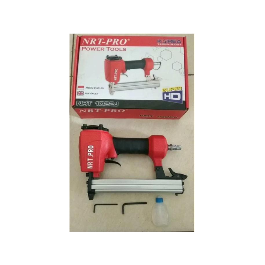 

Mesin Air Nailer 1022J NRT-PRO Staples Angin Tembak Paku 1022