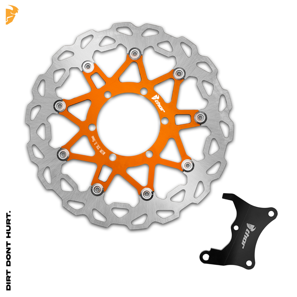 Piringan Cakram Discbrake Depan KLX 150 CNC Floating 320MM THOR