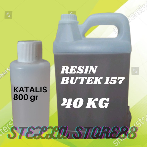 Resin Butek Buat Perahu 40Kg +800gr Katalis/pengeras resin ( 100% original dan kualitas di jamin bag